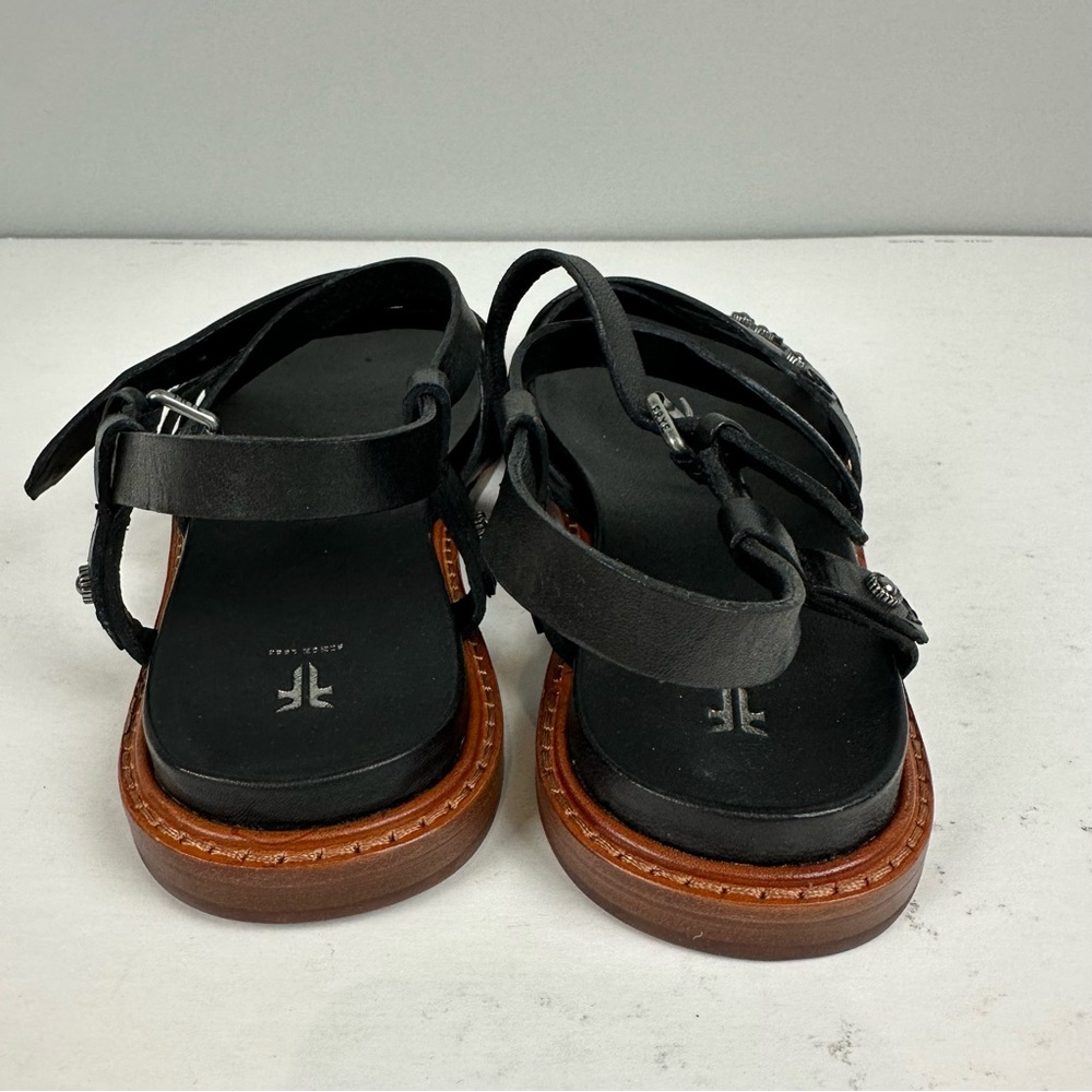 Frye Black and Brown Women's Sandals - Picture 4 of 10